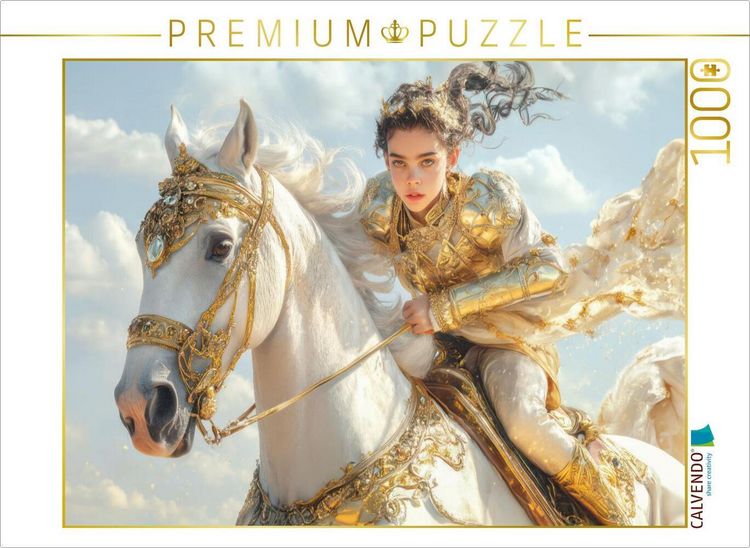 Produktbild: CALVENDO Puzzle Pferde | 1000 Teile Lege-Gr&ouml;&szlig;e 64x48cm Foto-Puzzle f&uuml;r gl&uuml;ckliche Stunden