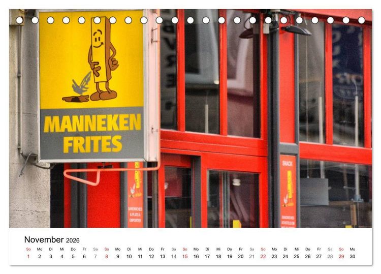 Produktbild: 300mm - Br&uuml;ssel (Tischkalender 2026 DIN A5 quer), CALVENDO Monatskalender