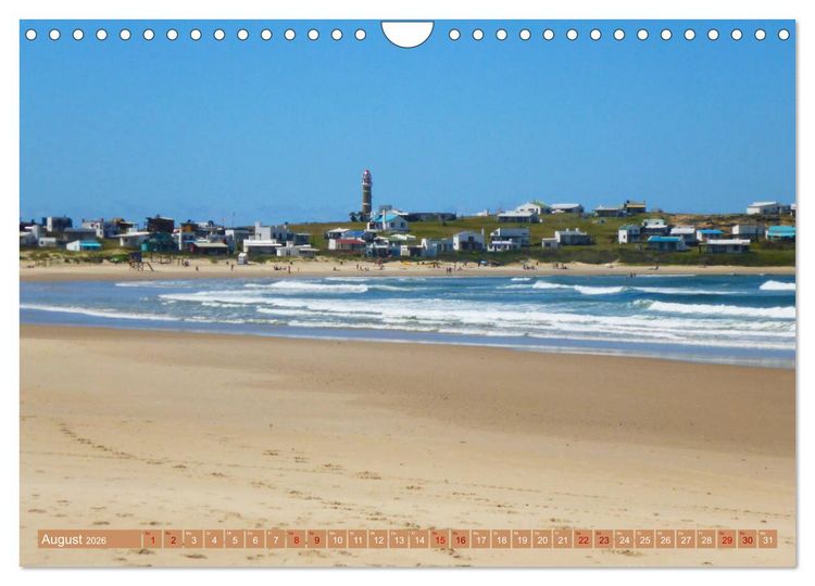 Produktbild: Uruguay - Bienvenido al R&iacute;o de la Plata (Wandkalender 2026 DIN A4 quer), CALVENDO Monatskalender
