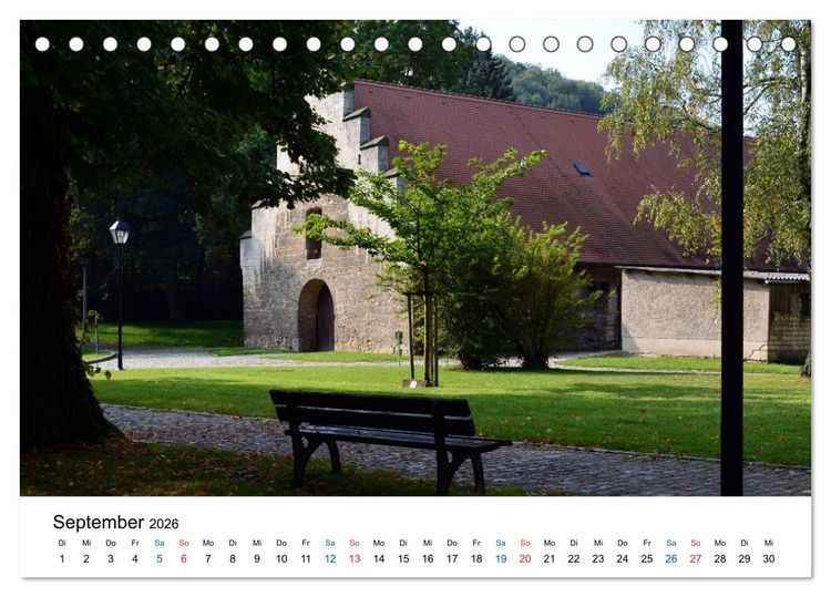 Produktbild: KLOSTER PFORTA (Tischkalender 2026 DIN A5 quer), CALVENDO Monatskalender