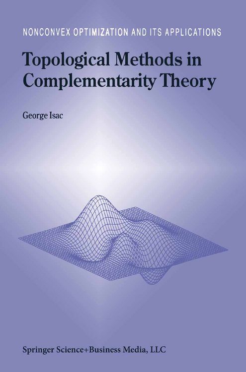 Produktbild: Topological Methods in Complementarity Theory