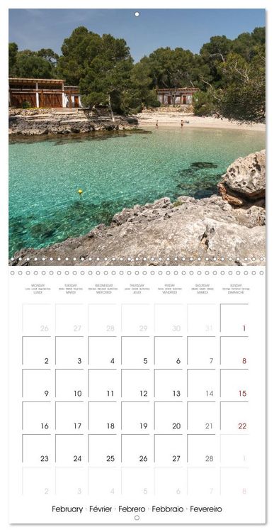 Produktbild: Balearic Islands - Mallorca (Wall Calendar 2026 12 &times; 12 Inch) CALVENDO 12 Month Wall Calendar