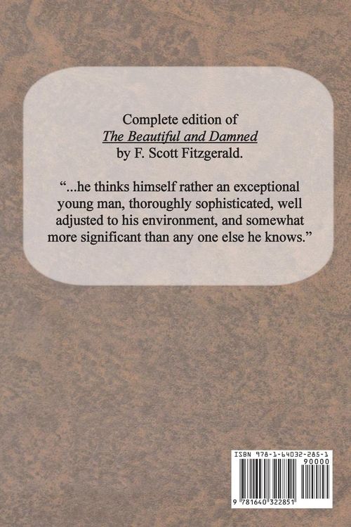 Produktbild: The Beautiful and Damned
