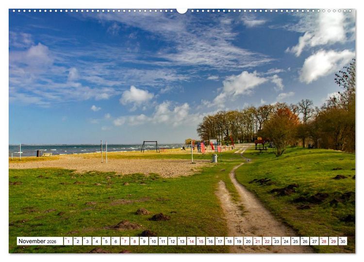 Produktbild: Naturparadies Zierow - Ostsee Idylle pur in der Wismarer Bucht (hochwertiger Premium Wandkalender 2026 DIN A2 quer), Kunstdruck in Hochglanz