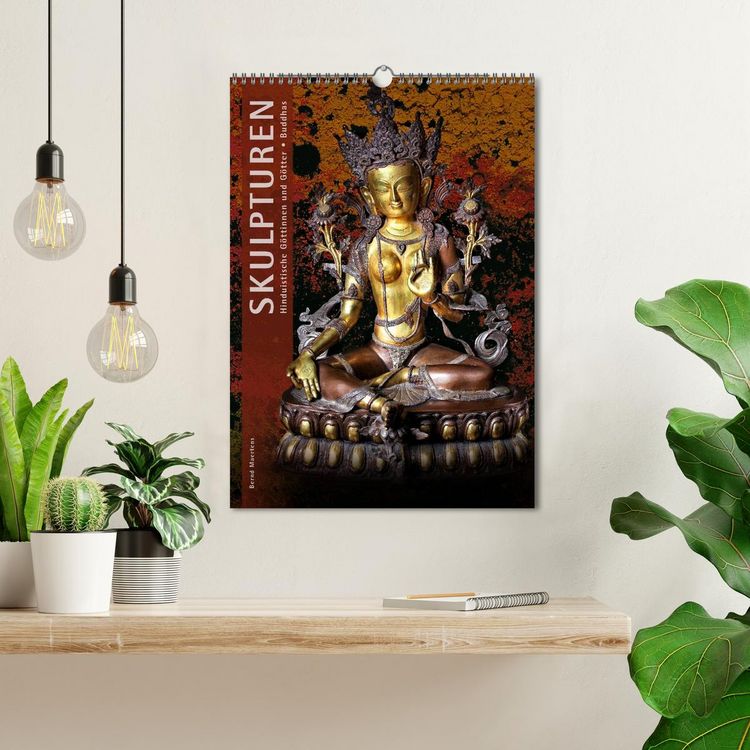 Produktbild: SKULPTUREN Hinduistische G&ouml;ttinnen und G&ouml;tter &bull; Buddhas (Wandkalender 2026 DIN A3 hoch), CALVENDO Monatskalender