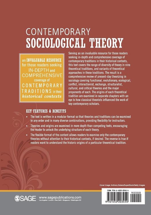 Produktbild: Contemporary Sociological Theory