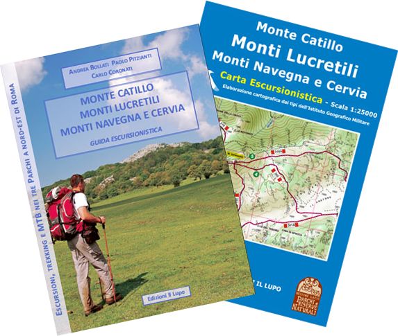 Produktbild: Monte Catillo, monti Lucretili, monti Navegna e Cervia. Guida escursionistica. Con cartina 25:000
