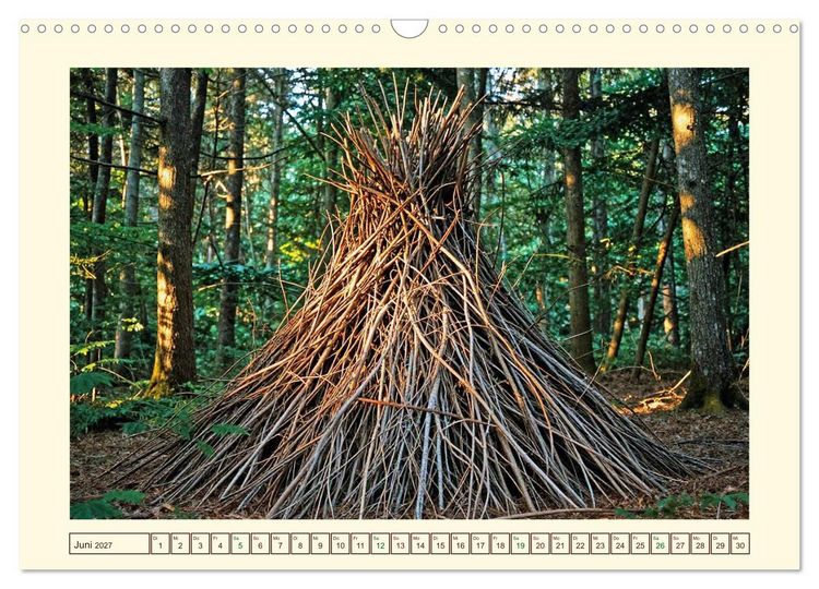 Produktbild: Gestaltete Stille - Wo die Natur zur Skulptur wird (Wandkalender 2027 DIN A3 quer), CALVENDO Monatskalender