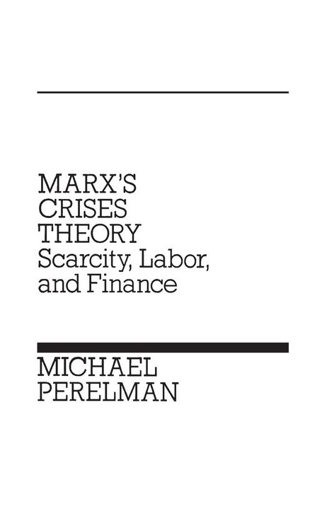 Produktbild: Marx's Crises Theory
