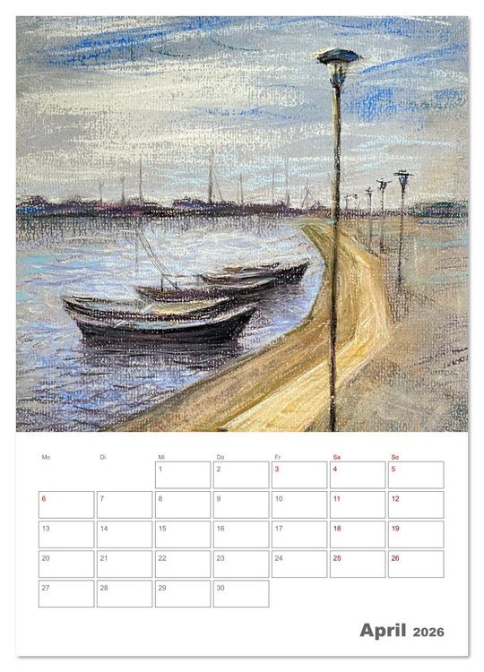 Produktbild: Anna Arndt Jahresimpressionen mit Planer (Wandkalender 2026 DIN A2 hoch), CALVENDO Monatskalender