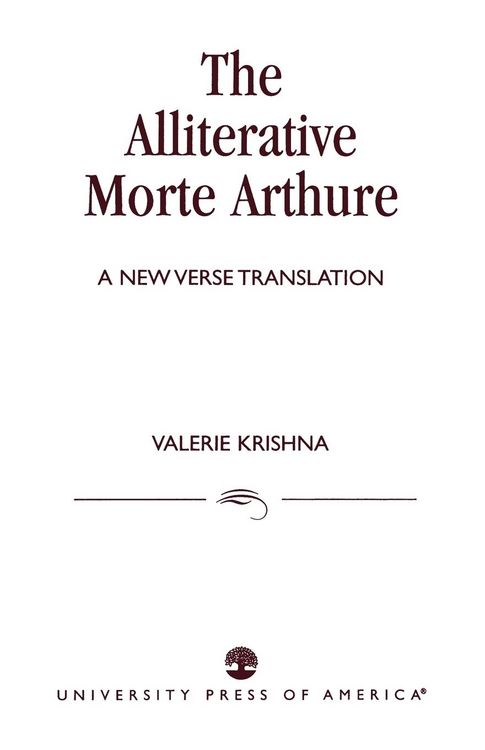 Produktbild: Alliterative Morte Arthure