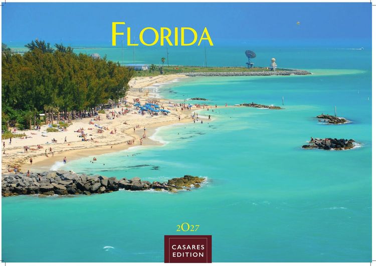 Produktbild: Florida Kalender 2027 &ndash; Wandkalender | Fotokalender Nordamerika 35x50cm Traumhafte Landschaften & K&uuml;stenst&auml;dte voller Lebensfreude, perfekt als Geschenkidee