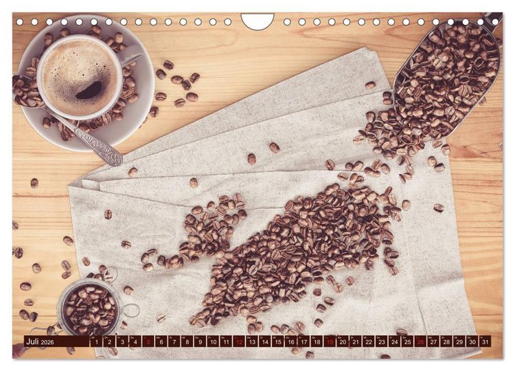 Produktbild: Auf einen Kaffee? (Wandkalender 2026 DIN A4 quer), CALVENDO Monatskalender