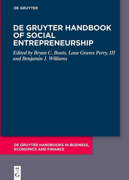 Produktbild: De Gruyter Handbook of Social Entrepreneurship