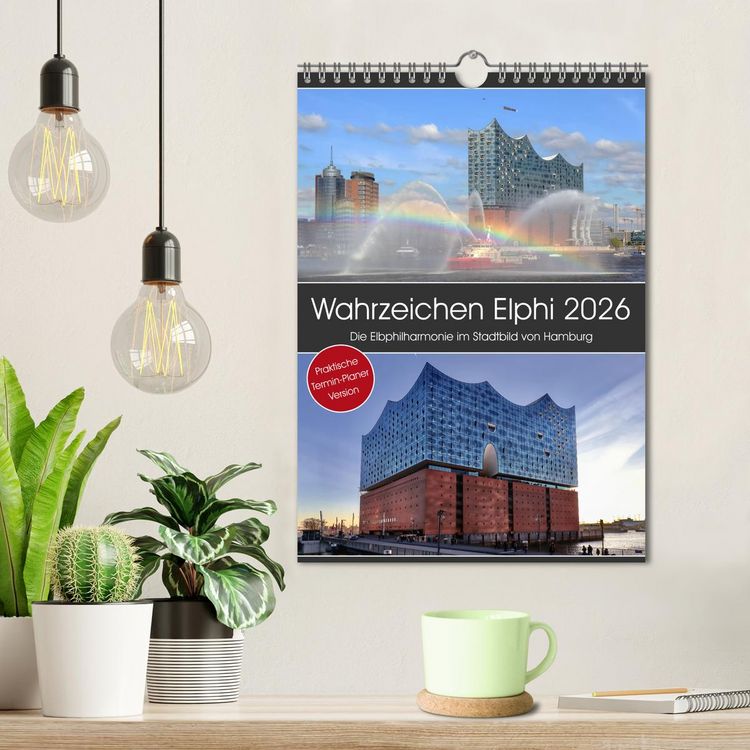 Produktbild: Wahrzeichen Elphi (Wandkalender 2026 DIN A4 hoch), CALVENDO Monatskalender