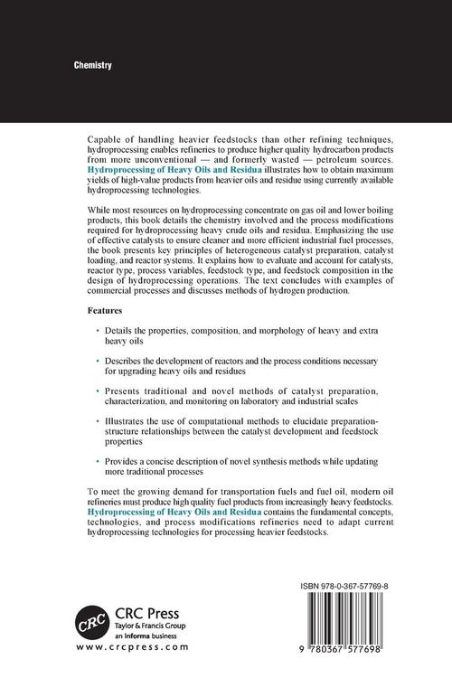 Produktbild: Hydroprocessing of Heavy Oils and Residua