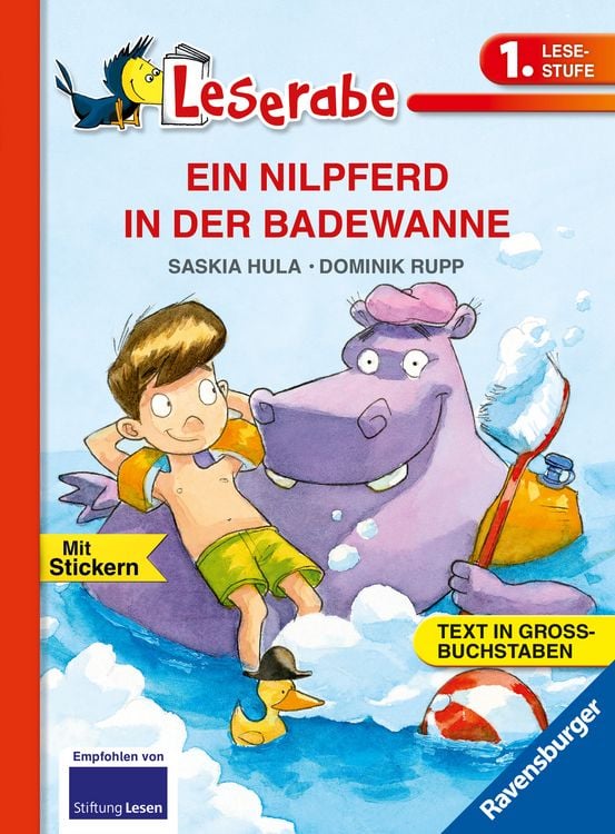 Bild vom Artikel Leserabe 1. Lesestufe - Ein Nilpferd in der Badewanne vom Autor Saskia Hula
