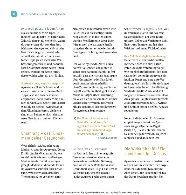 Produktbild: Gew&uuml;rzmedizin des Ayurveda. Die Heilkraft der Gew&uuml;rze nutzen