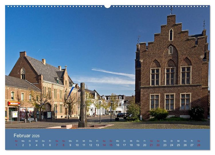 Produktbild: ERFTSTADT - Burgen und B&uuml;rgerh&auml;user (Wandkalender 2026 DIN A2 quer), CALVENDO Monatskalender