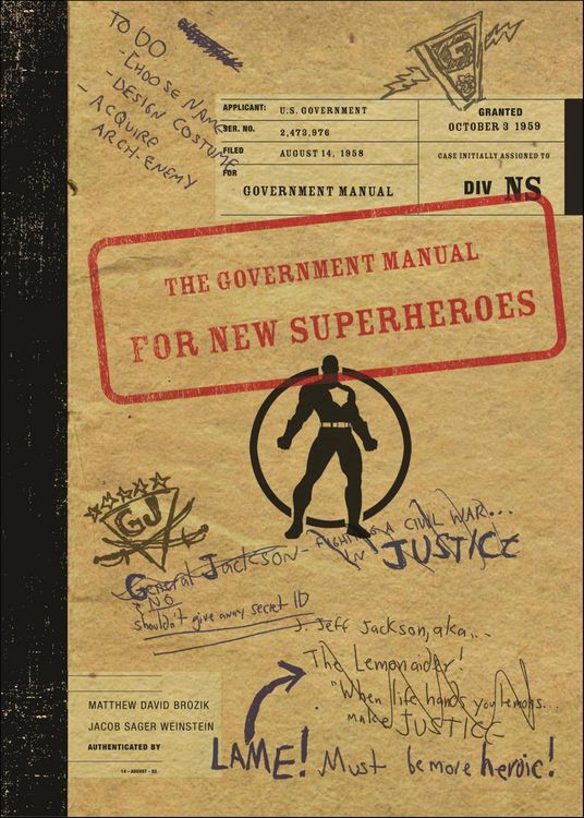 Produktbild: The Government Manual for New Superheroes