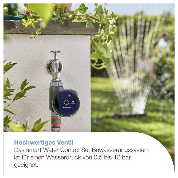 Produktbild: GARDENA 19043-20smart Water Control Set Bew&auml;sserungssteuerung