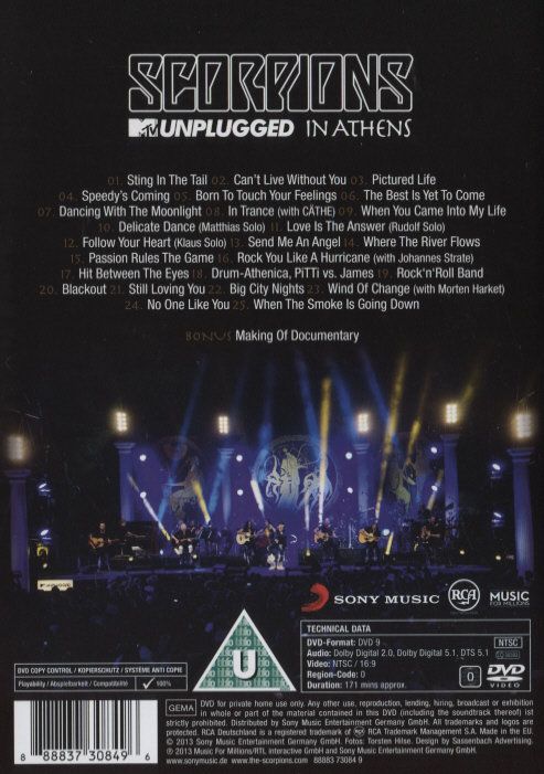Produktbild: Scorpions - MTV Unplugged in Athens