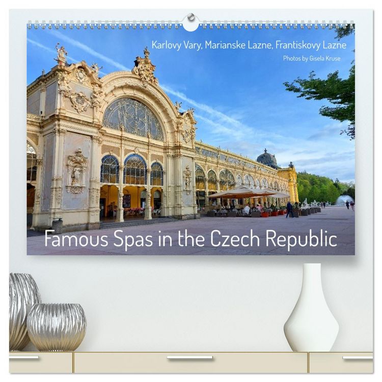 Produktbild: Famous Spas in the Czech Republic (High Quality Premium Wall Calendar 2026 DIN A2 landscape),CALVENDO 12 Month Wall Calendar