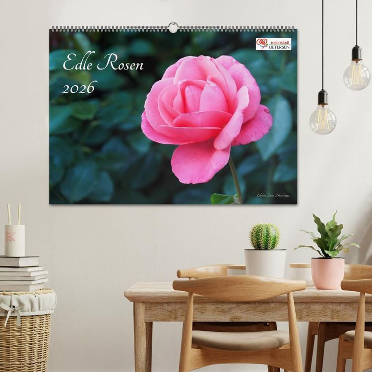Produktbild: Edle Rosen (Wandkalender 2026 DIN A2 quer), CALVENDO Monatskalender