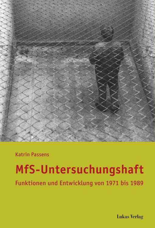 Produktbild: MfS-Untersuchungshaft