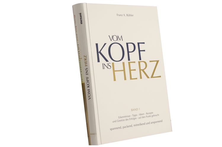Produktbild: Doppelbuch Vom Kopf ins Herz / Heute, hier, jetzt
