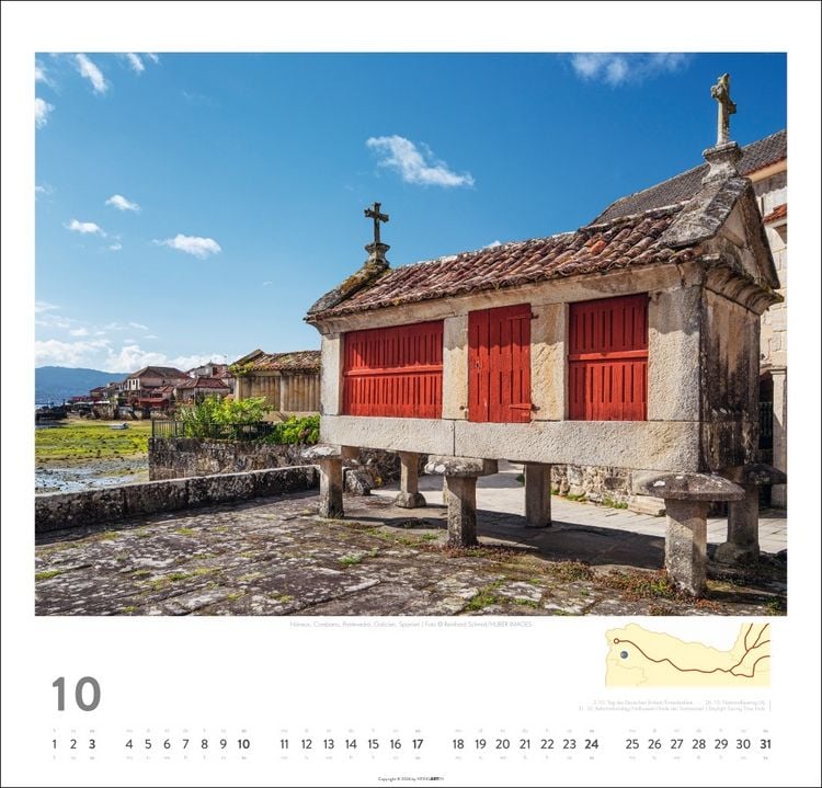 Produktbild: Auf dem Jakobsweg Kalender 2027 - El Camino
