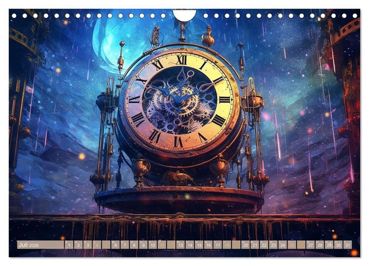 Produktbild: Surreale Uhren (Wandkalender 2026 DIN A4 quer), CALVENDO Monatskalender