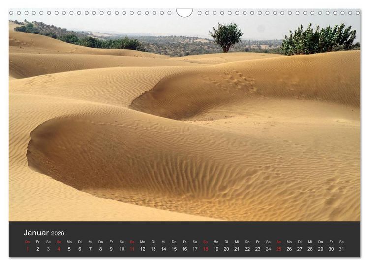 Produktbild: W&uuml;sten, wilde Sch&ouml;nheiten (Wandkalender 2026 DIN A3 quer), CALVENDO Monatskalender