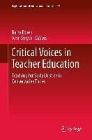 Produktbild: Critical Voices in Teacher Education