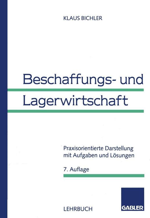 Produktbild: Beschaffungs- und Lagerwirtschaft