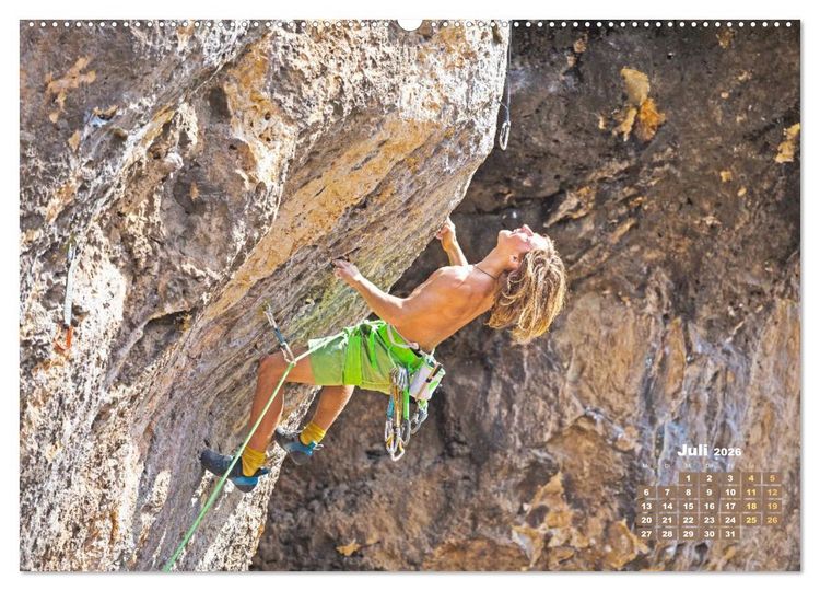 Produktbild: Bouldern: Klettern extrem (Wandkalender 2026 DIN A2 quer), CALVENDO Monatskalender