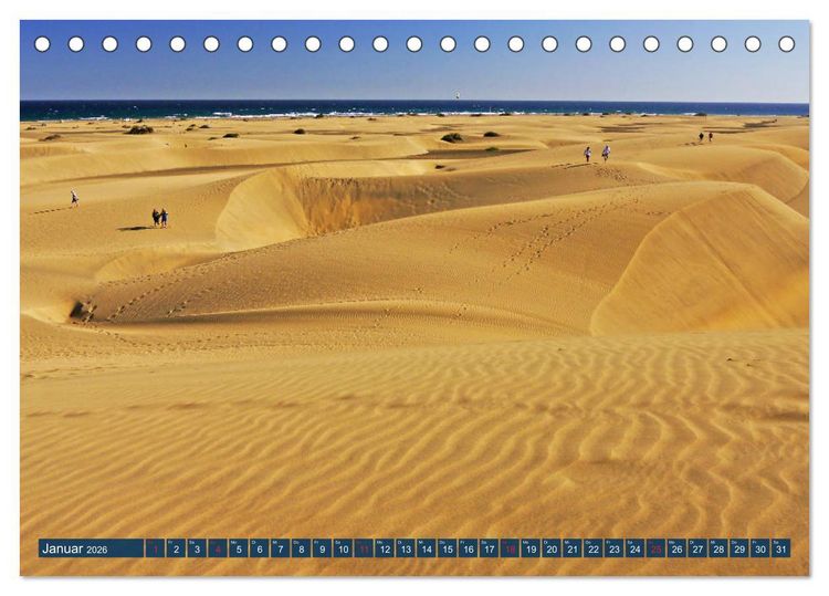 Produktbild: Bet&ouml;rendes Gran Canaria (Tischkalender 2026 DIN A5 quer), CALVENDO Monatskalender