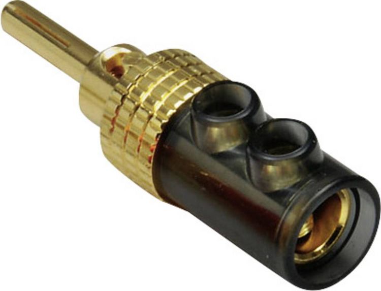 Produktbild: BKL Electronic 0106008 Bananenstecker Stecker, gerade Stift-&Oslash;: 4mm Schwarz 1St.