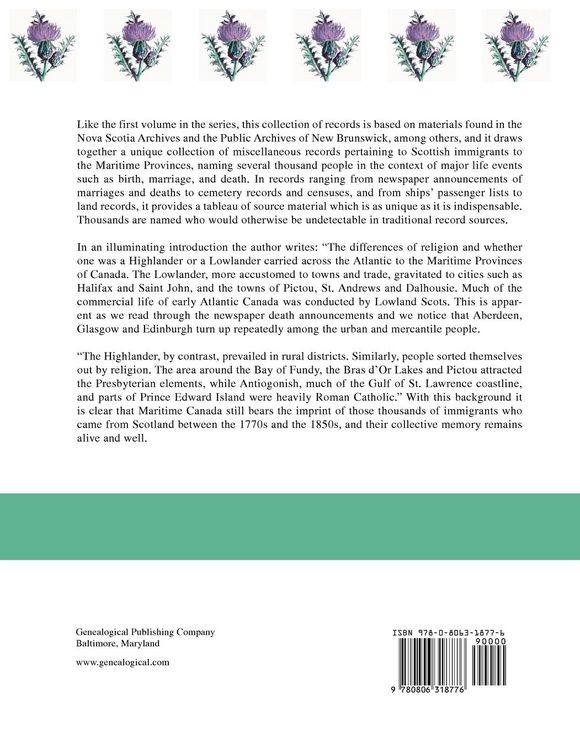 Produktbild: Some Early Scots in Maritime Canada. Volume II