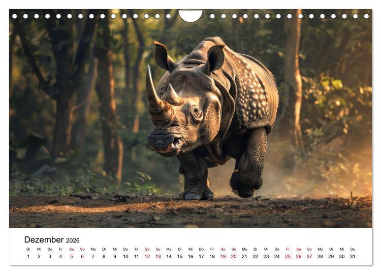 Produktbild: Magische Tierwelt Asiens (Wandkalender 2026 DIN A4 quer), CALVENDO Monatskalender