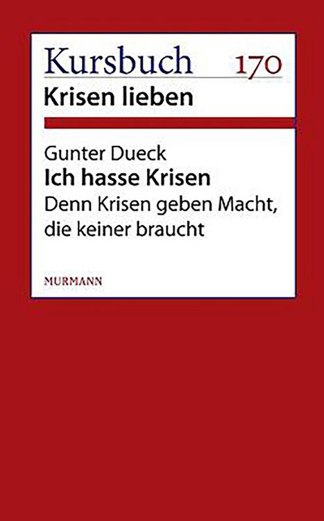 Produktbild: Ich hasse Krisen