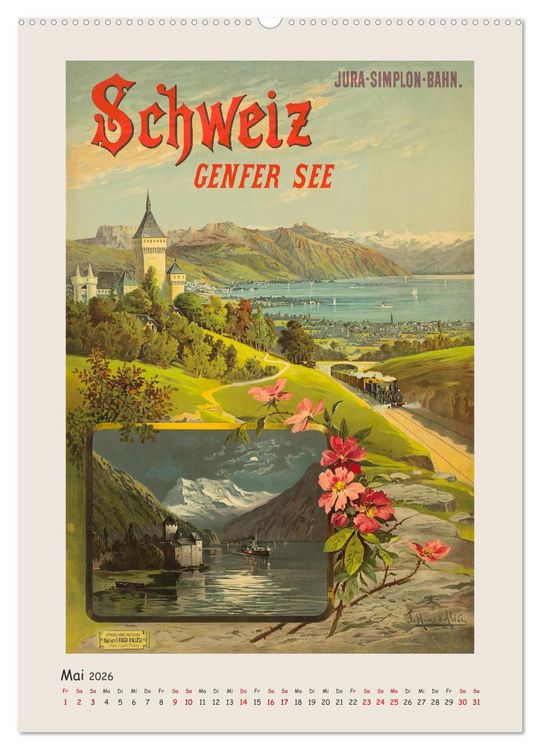 Produktbild: Die goldene &Auml;ra des Reisens (Wandkalender 2026 DIN A2 hoch), CALVENDO Monatskalender