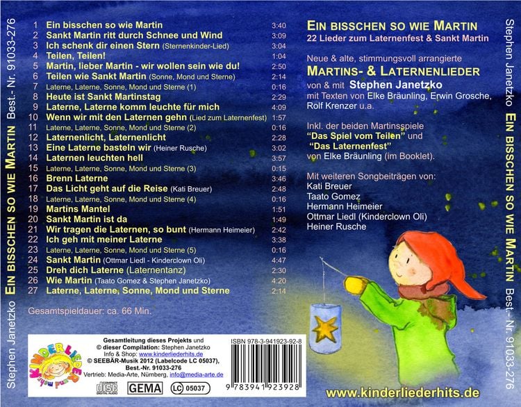 "Ein bisschen so wie Martin" von Janetzko Stephen auf CD - jetzt bei