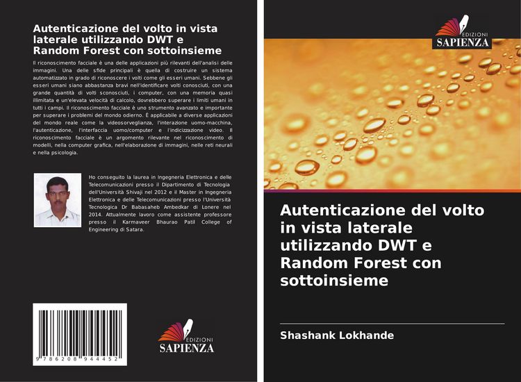 Produktbild: Autenticazione del volto in vista laterale utilizzando DWT e Random Forest con sottoinsieme