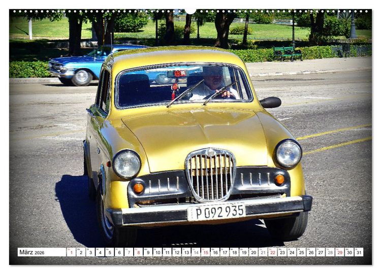 Produktbild: Oldtimer Rarit&auml;ten - Britische Traditionsmarken (hochwertiger Premium Wandkalender 2026 DIN A2 quer), Kunstdruck in Hochglanz