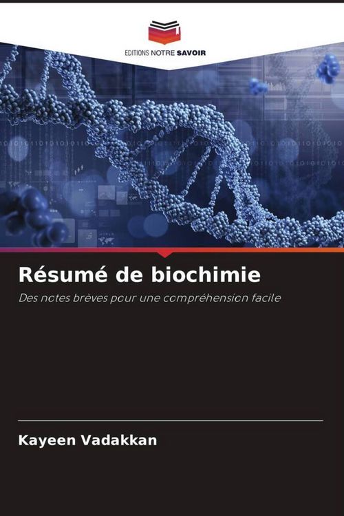 Produktbild: R&eacute;sum&eacute; de biochimie