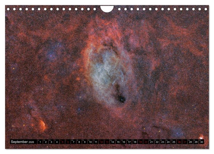 Produktbild: Deepsky XVIII (Wandkalender 2026 DIN A4 quer), CALVENDO Monatskalender