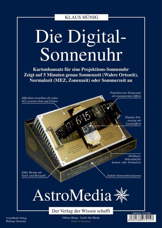 Produktbild: Die Digital-Sonnenuhr