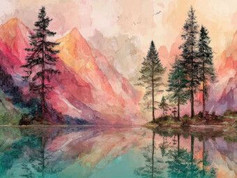 Produktbild: CALVENDO Puzzle Farbspiel der Berge | 1000 Teile Lege-Gr&ouml;&szlig;e 64x48cm Foto-Puzzle f&uuml;r gl&uuml;ckliche Stunden