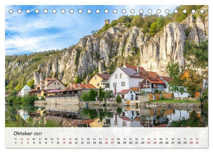 Produktbild: Ein Spaziergang durch Essing im Altm&uuml;hltal (Tischkalender 2027 DIN A5 quer), CALVENDO Monatskalender